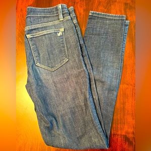 Bebe mid rise skinny jeans